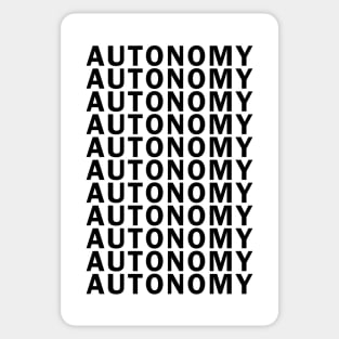 AUTONOMY Sticker